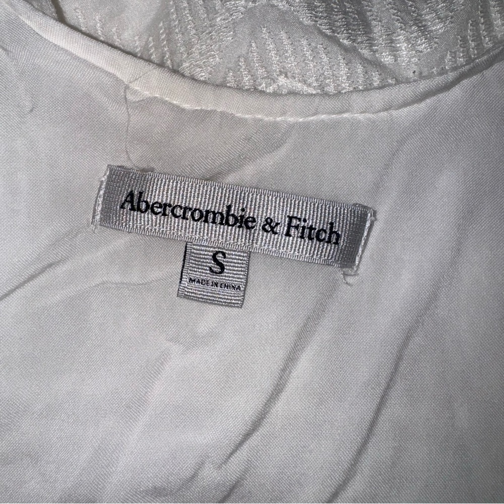 Abercrombie & Fitch Dress lace boho white dress size small - Picture 10 of 13